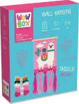 Loovkomplekt, makramee komplekt, laama Tm Toys Wall Hanging, valge v./roosa v.