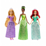 Nukkude komplekt Mattel Disney Princess Ariel & Tiana & Rapunzel, 28 cm, mitmev&auml;rviline
