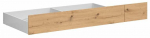 Voodipesukast Vabres, tamm v./valge v., 199.5 x 79.5 cm