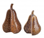 Dekoratiivne kujuke, "pirn" Mondex Saggio, pruun, 12 cm x 11 cm x 16 cm