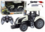 Rc-traktor Lean Toys Farm, valge v.