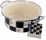 Kastrul Orion Checkerboard 113339, 18 cm, 1.5 l, valge v.