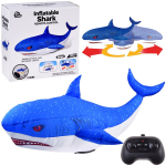 Raadio teel juhitav m&auml;nguasi hai Inflatable, 180 cm, sinine v./valge v.