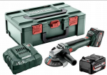 Aku nurklihvija Metabo WB 18 LT BL 11-125 2x, 18 V