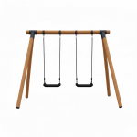 Kiik lastele 4IQ Hatis Tuko, 240 cm, 200 cm, pruun v./hall v.