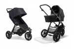 Jalutusk&auml;ru Baby Jogger 2in1 City Elite 2, must v.