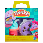 Plastiliini komplekt, koos tarvikutega Hasbro Play-Doh Treats To Go, (v&auml;rv/disain valitakse juhuslikult), 113 g