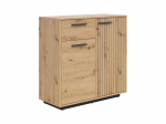 Kummut Lukas, artisan oak, 95.5 cm x 40.5 cm x 94 cm