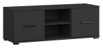TV-kapp ADRK Frazio, must v., 120 cm x 40 cm x 43.2 cm