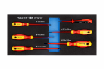 Kruvikeeraja komplekt, elektrikutele H&ouml;gert HT7G137-1, isoleeritud, 6 tk