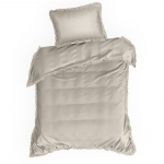 Voodipesukomplekt D91 Ruffles, beež v., 70 x 80 cm, 140 x 200 cm, 2 os.
