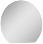 Peegel Elita Round Cut, valgustusega, rippuv, 100 cm x 90 cm, l&auml;bipaistev v.