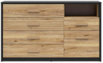 Kummut Henson, mauvella oak v./tegola oak v., 89.4 cm x 150 cm x 41 cm