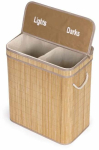 Pesukast ModernHome AIE-49BO, 100 l, pruun v., 33 cm x 52 cm x 61 cm