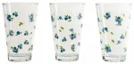 Klaaside komplekt Homla Token Summer With Blueberry, klaas, 0.3 l, 3 tk
