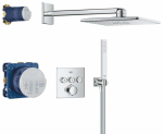 Peidetud termostaadiga du&scaron;ikomplekt Grohe Precision Vitalio SmartActive 310 Cube, kroom v.