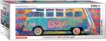 Pusle Eurographics Panoramic Love Bus 6010-5549, 99 cm x 33 cm, 1000 tk, mitmev&auml;rviline