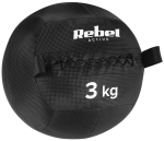 T&auml;idetud pall Rebel Medicine Ball, 340 mm, 3 kg