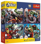 Pusle 4in1 Trefl Heroes Are Among Us, 28 cm x 20 cm, 352 tk