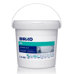 Universaalne kitt Briko KR, kasutusvalmis, valge v./hall v., 1.5 kg