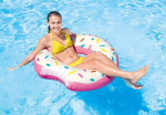 T&auml;ispuhutav r&otilde;ngas Intex Donut Tube 56265NP, valge v., 107 cm