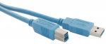Juhe Qoltec USB to USB USB 3.0 A male, USB 3.0 B male, 1 m, sinine v.