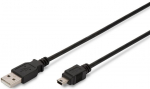 Juhe Assmann AK-300108-010-S Mini USB male, USB 2.0 A male, 1 m