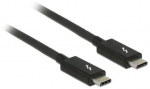 Juhe Delock Thunderbolt 3 USB-C Cable Passive Thunderbolt 3, Thunderbolt 3, 1 m, must v.