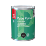 Puidu&otilde;li Tikkurila Patio Verso Patio Verso, must v., 0.9 l