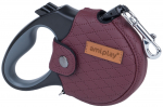 Automaatne jalutusrihm Amiplay Cambridge, punane, L 5m
