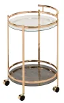 Serveerimisk&auml;rud Home4you Genua 76474, 52 cm x 79 cm, 52 cm, &Oslash; 52 cm, Kuldne v.