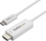 Adapter StarTech USB-C to HDMI CDP2HD1MWNL USB-C, HDMI, 1 m, valge