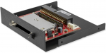 Korpuse detailid, adapter StarTech 35BAYCF2IDE, must/punane
