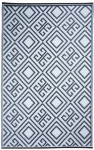 Vaip Esschert Design Graphic OC12, valge v./must v., 186 cm x 120 cm