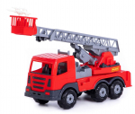 Tulet&otilde;rje-, politsei- ja kiirabiautod, m&auml;ngu tulet&otilde;rjeauto Wader-Polesie SuperTruck Fire-Fighter 78551, punane