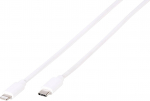Kaabel Vivanco 60084 USB Type-C, Lightning, 1.2 m, valge v.