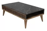 Kohvilaud Kalune Design Milan, must v./p&auml;hklipuu v., 105 cm x 60 cm x 34.6 cm