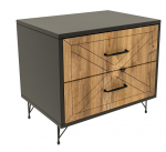 &Ouml;&ouml;kapp Kalune Design Felicita 854KLN3301, antratsiit v./m&auml;nd v., 55 cm x 50 cm x 40 cm