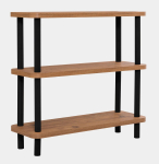 P&otilde;randariiul Kalune Design Step 688DRA1210, must v./m&auml;nd v., 75 cm x 80 cm x 28 cm