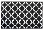 Vaip v&auml;literrassidele Agenda 000732, valge/must, 180 cm x 120 cm
