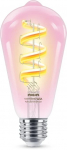 Nutikas pirn Philips Wiz Halogeenlamp, ST64, 2200 - 6500 &deg;K, E27, 6.3 W, 470 lm