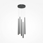 Valgusti rippuv Maytoni Cascade MOD132PL-L28BK2, LED, 4000 &deg;K, 5 x 6 W, must v.