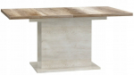 Laud pikendatav Forte Duro, tamm v./valge v./kuuse v., 160 - 200 cm x 90 cm x 77 cm
