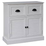 Kummut Home4you Meldon 89137, valge v., 75 cm x 33 cm x 75 cm