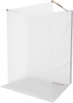 Du&scaron;isein Mexen Kioto Walk-In, 110 cm x 200 cm, roosa kuld
