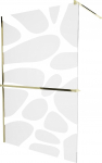 Du&scaron;isein Mexen Kioto+ Walk-In, 70 cm x 200 cm, kuldne/valge