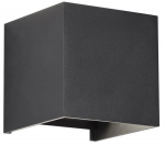 &Otilde;ue seinavalgusti CristalRecord, 10W, LED, IP54, antratsiit v., 10 cm x 10 cm