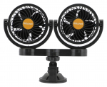Ventilaator Compass Mitchell Duo, 26.5 cm x 15 cm, must/oranž