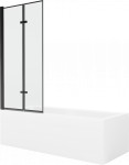 Vann seinaga, sisseehitatav Mexen Cubik, 160 cm x 70 cm x 40 cm, ristk&uuml;lik, l&auml;bipaistev/valge