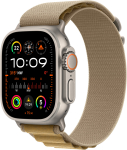 Nutikell Apple Watch Ultra 2 GPS + Cellular 49mm Tan Alpine Loop - Large LT, natural titanium